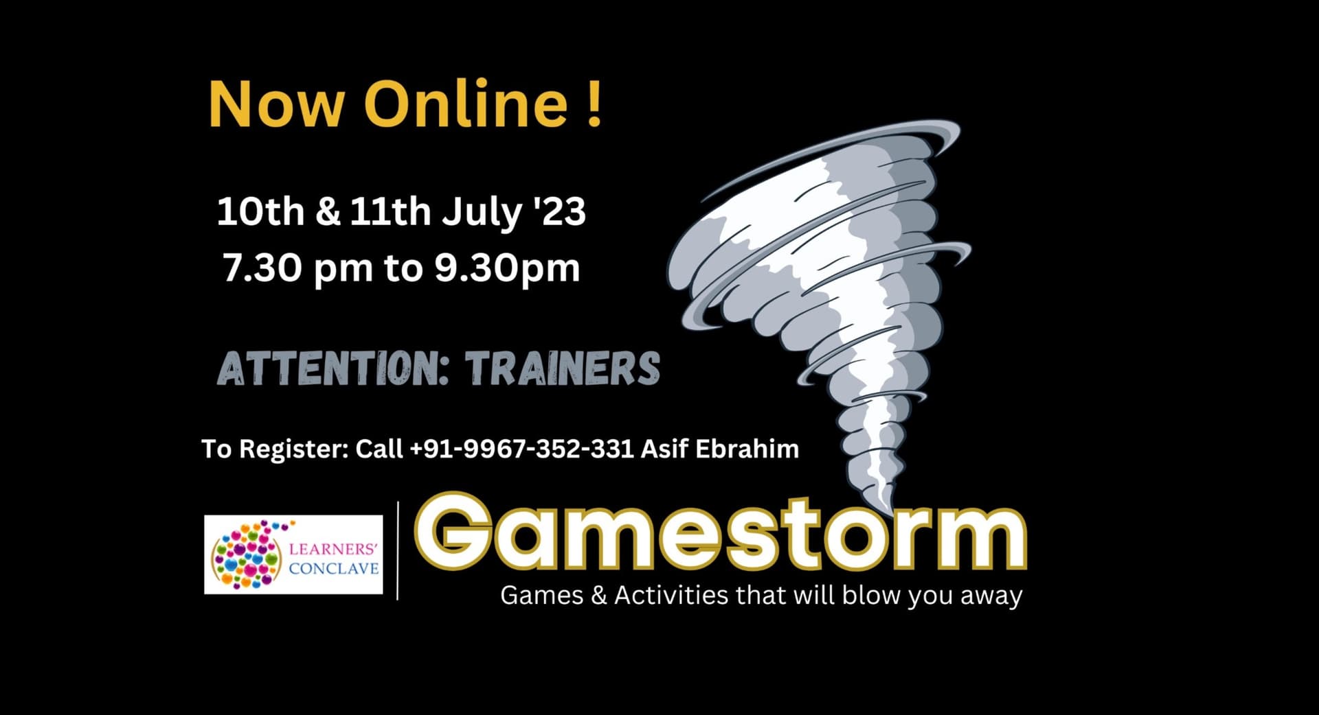 WEBNARS Online GameStorm Day 1